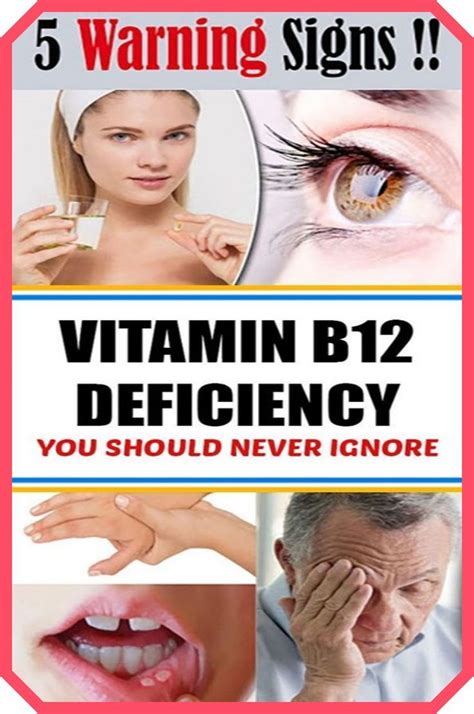 5 Warning Signs Of Vitamin B12 Deficiency B12 Deficiency Vitamin B12