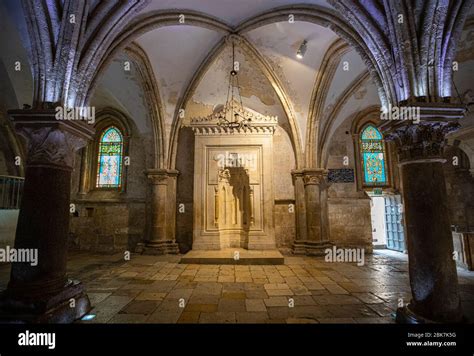 The Cenacle Room Of The Last Supper Of King David S Tomb In Jerusalem