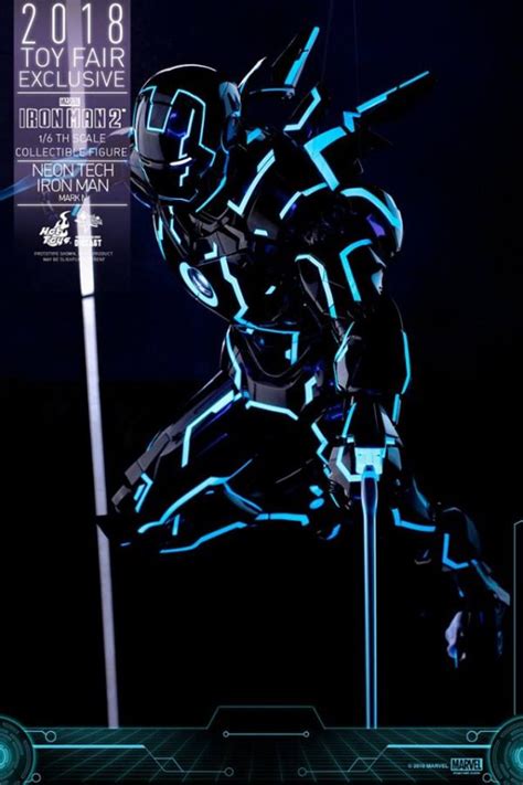 Hot Toys Th Scale Neon Tech Iron Man Mark IV Iron Man Rio X Teir