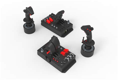 Aircraft control joystick 3D model | CGTrader