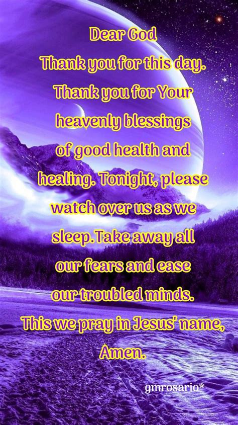 Pin By Helane Graff Knickman On Bedtime Prayers Good Prayers Bedtime