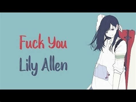 Fuck You Lily Allen Tradução YouTube