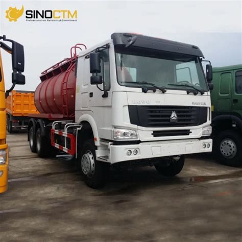 10 Cubic Meter Vacuum Tanker Sinotruk HOWO 12 000 Liters Sludge Sewer