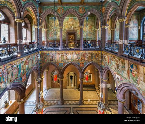 Entrance hall at the Scottish National Portrait Gallery, Edinburgh, Scotland, UK Stock Photo - Alamy