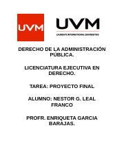 A Nglf Docx Derecho De La Administraci N P Blica Licenciatura