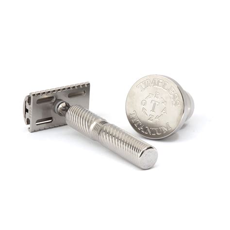 Timeless Titanium Safety Razor Set Polished Slickboys