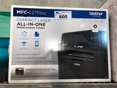 BROTHER COMPACT LASER ALL IN ONE MULTIFUNCTION CENTER PRINTER MFC ...