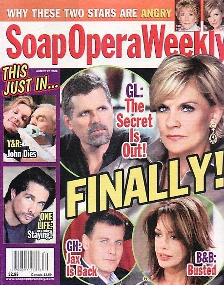 Soap Opera Weekly | Soap opera, Best soap, Soap stars