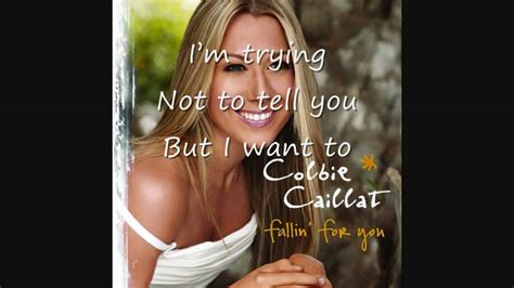 Colbie Caillat Falling For You With Lyrics Youtube