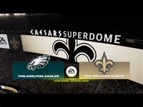 Madden Nfl Philadelphia Eagles Vs New Orleans Saints