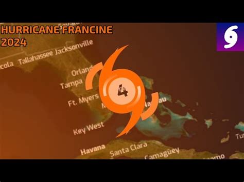 Hypothetical Track Of Hurricane Francine 2024 YouTube