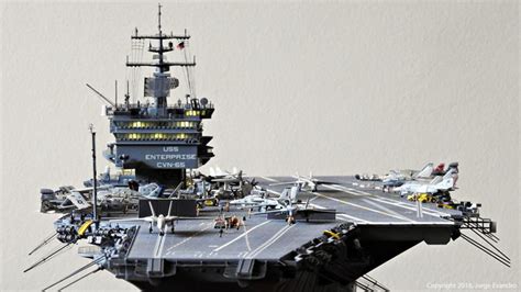 TAMIYA 300078007 1 350 Flugzeugträger US CVN 65 Enterprise Funktions