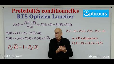 PROBABILITÉS CONDITIONNELLES ÉVÉNEMENTS INDÉPENDANTS EN BTS YouTube