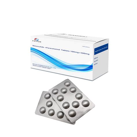 Gmp China Nimesulide Paracetamol Tablets Mg Mg China