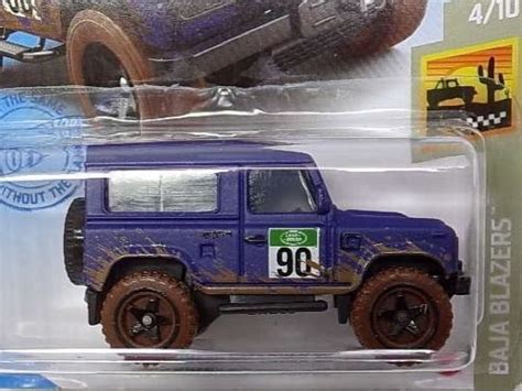 Hot Wheels Land Rover Defender 90 Blue HW Baja Blazers 1 64 Kaufen