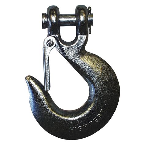 Clevis Slip Hook With Latch Carbon Steel Nut Bolt Group