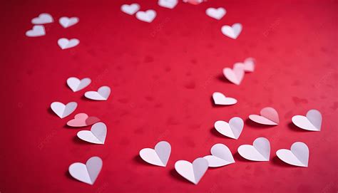 Papercut Heart On Red Background Heart Papercut Heart Paper Heart