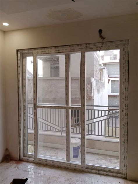 Pristine White Sbpl Upvc Partition Sliding Window Exterior Mm At