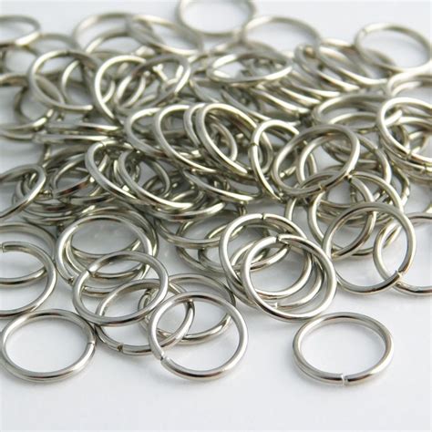 10mm Silver Tone Jump Rings | Jewellery Making Findings Ireland