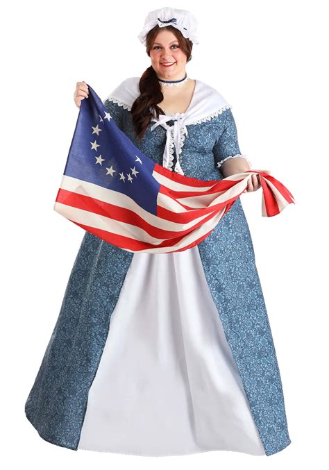 Plus Size Women S Betsy Ross Costume Women S Historical Costumes