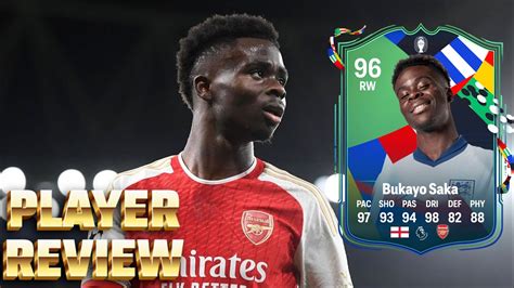 ¡es Imposible No Amar Esta Carta Review Bukayo Saka 96 Euro Path To