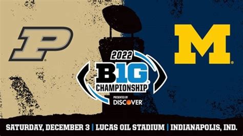 Michigan Vs Purdue Live Stream How To Watch 2022 Big Ten Championship