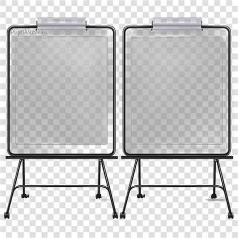 Whiteboards Transparent Background Vector Element Premium Ai