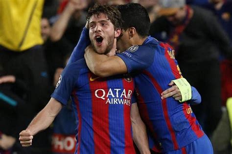 Football Barca Hero Roberto Threw Himself At Historic Winner The