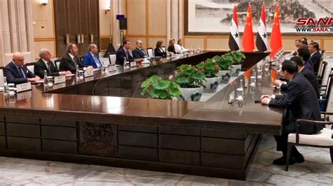 Chinas Xi Jinping Meets Syrias Bashar Al Assad And Announces Strategic Partnership World