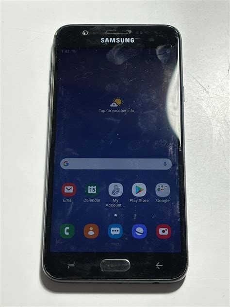 Samsung Galaxy J7 Crown 16gb Black Tracfone [sm S767vl] Ebay