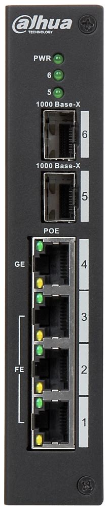 SWITCH INDUSTRIEL POE PFS3206 4P 96 4 PORTS SFP DAHUA Commutateur PoE