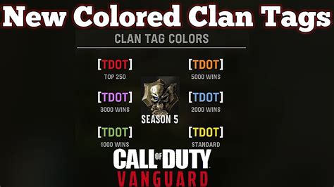 Mw3 Colored Clan Tag 2024 Minny Tamarah