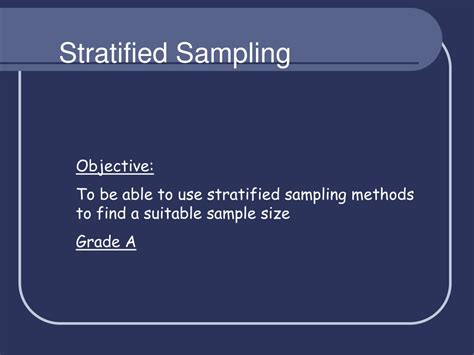 Ppt Stratified Sampling Powerpoint Presentation Free Download Id