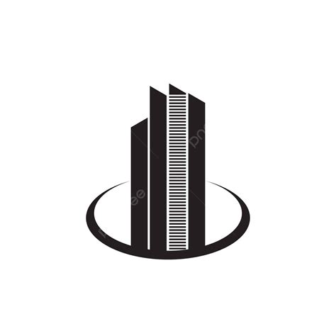 Modern City Skyline Symbol Architecture Line Vector, Symbol ...