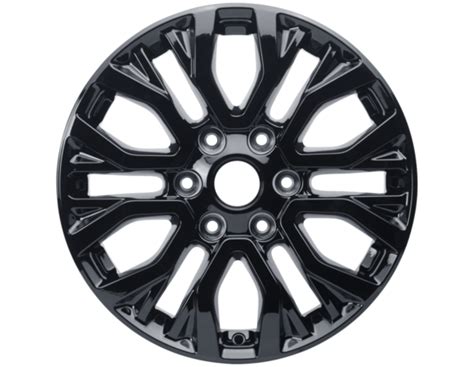 Jante de liga leve 18 6 x 2 raios em Y cor preto Ford catálogo de