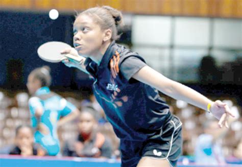 Guyanas Chelsea Edghill Wins St Joseph Garden Open Table Tennis C