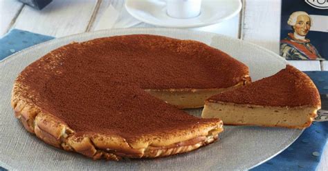 Tarte crémeuse au café et à la ricotta