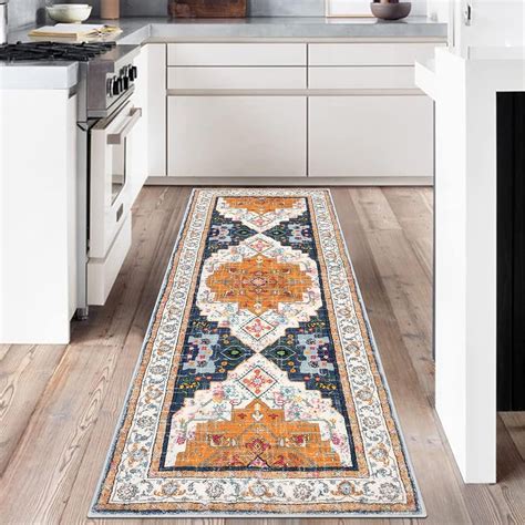 Findosom 2 X6 Vintage Boho Kitchen Rug Runner Non Slip Machine