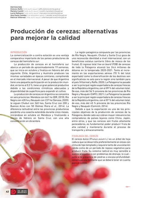 PDF Producción de cerezas alternativas para mejorar la calidad