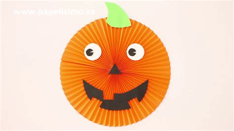 Como Hacer Calabazas De Papel