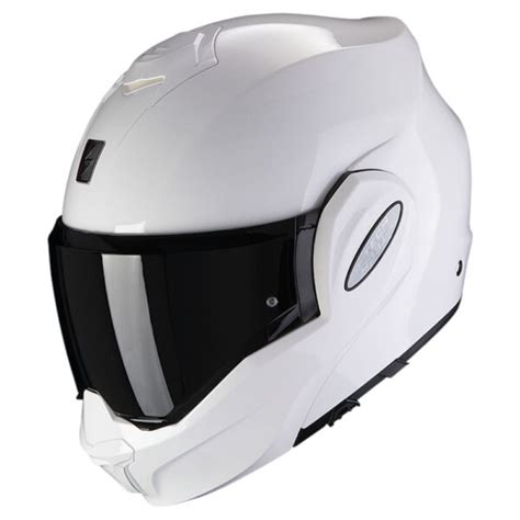 Casco Moto Scorpion Exo Tech Evo Solid Bianco Motoutlet