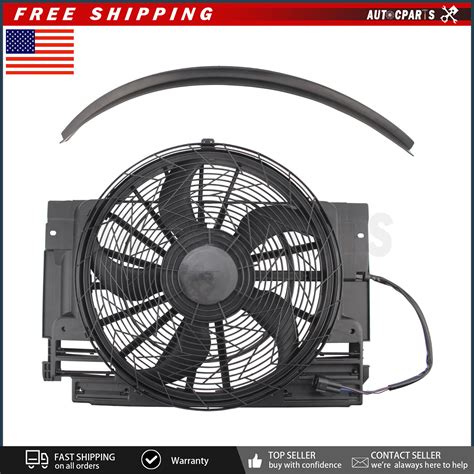 Auxiliary Ac Condenser Fan Assembly For Bmw X Bm E Chassis