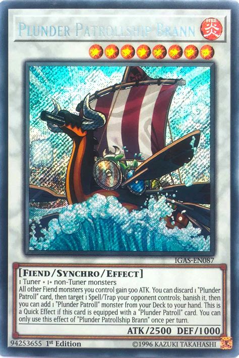 Plunder Patrollship Brann Ignition Assault Yugioh