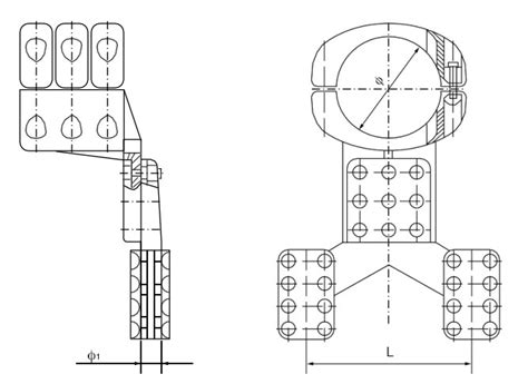 T Connectors For Tubular Bus Bar Type Mgty Arnoldcable