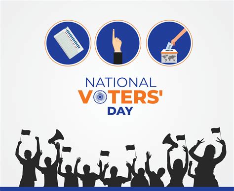 National Voters Day India Flag Color Background For Greeting Social