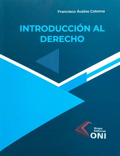 Introducci N Al Derecho Librer A Jur Dica Oni