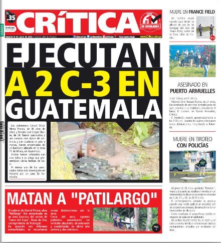 Diario Critica Pa On Twitter La Noticias Del Impreso De Hoy S Bado