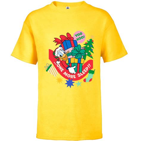 Disney Donald Duck Christmas Holiday One More Sleep Short Sleeve T