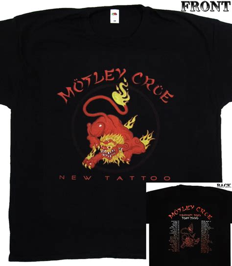 Motley CrueロックTシャツ メンズ バンドTシャツ メンズ Motley Crue New Tattoo US Tour