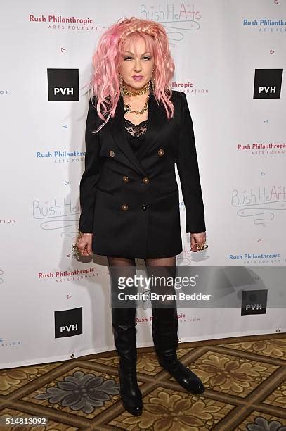 59 True Colors Fund Co Founder Cyndi Lauper Stock Photos High Res